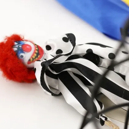 Cross-Border Halloween Decorations: Scary Clown Doll, Pendant, and Haunted House Party Props