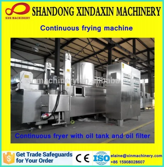 XXD automatic continuous deep frying line