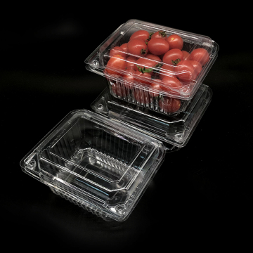 Eco-Friendly Plastic Clear Strawberry Packing Box - Clamshell Fruit and Vegetable Packaging