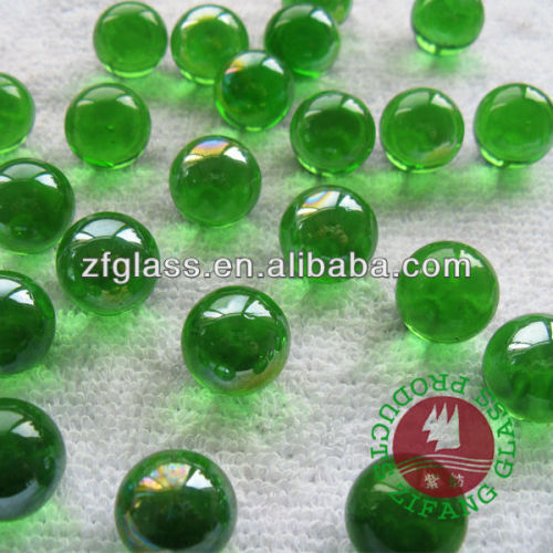 transparent glass marble green
