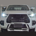 Iron U-shaped front bumper with baffle