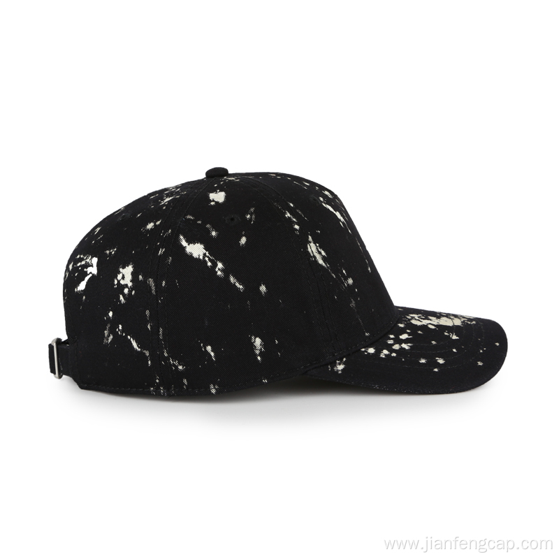 Freedom splatter print art fashion baseball cap