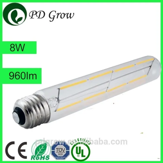 UL tubular T30 led filament light, 120V PF>0.9 CUL filament led bulb, dimmable vintage led bulb