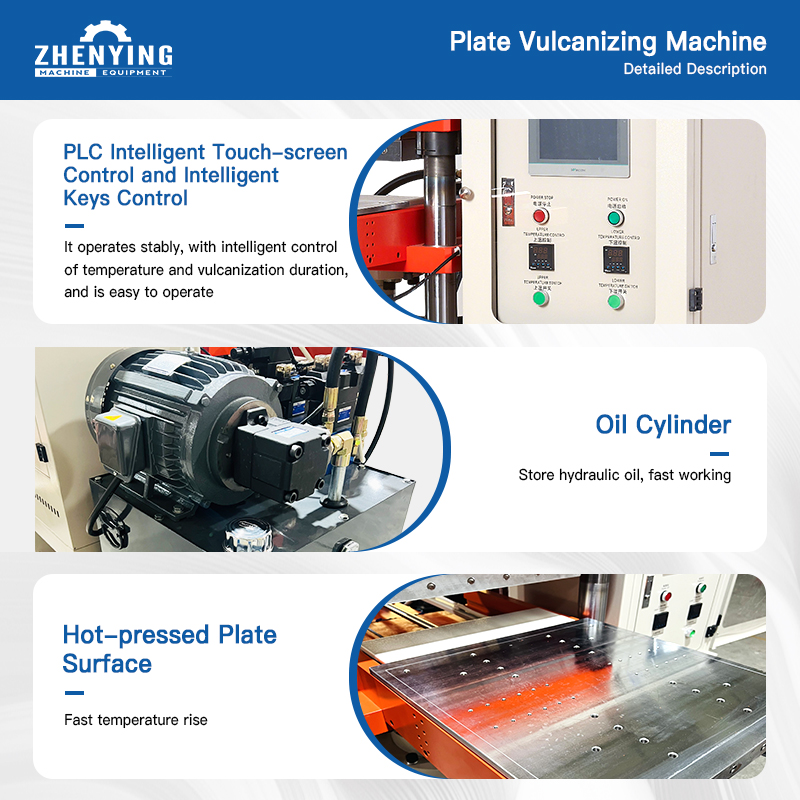 Zhenying 3D Festkörper -Vulkanisierungs -Pressemaschine 3D