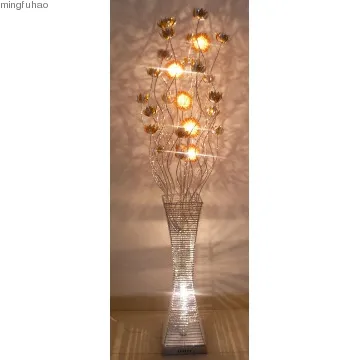Oriental luxury Aluminum floor lamp decorative indoor