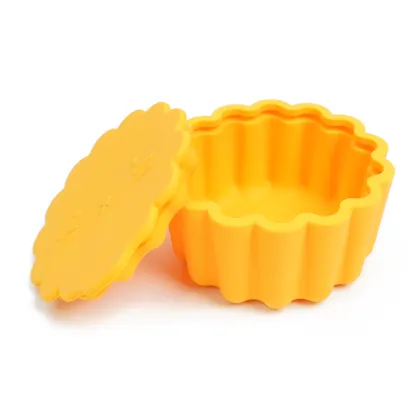 Silicone Snack Cup with Lid Toddler Snack Keeper