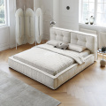 Tela tufted bed super king size silid -tulugan