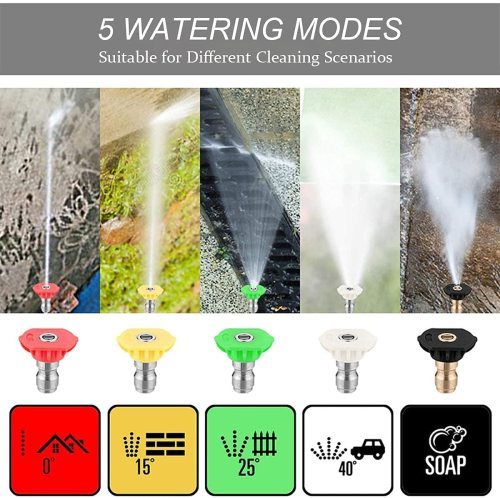 Jet Wash Gun Angled Lance Adapter Compatible