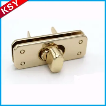 Best Selling Good Quality Leather Goods Handbag Decorative Accessories Metal Square Lock For Bag