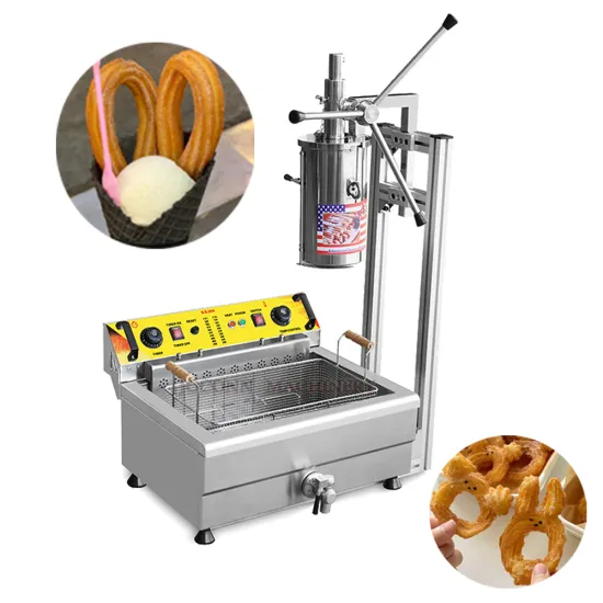 Electric Spanish Churros Making Frying Machine