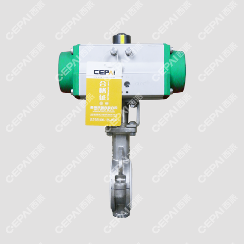 High Quality Pneumatic fluorine lined butterfly valve