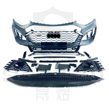 Upgrade Audi A4 B9 2020-2021 Front Face to RS4 Style - Bumper and Grille Kit