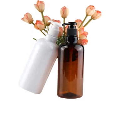 White Customized Bottle with Pump Shampoo Lotion Plastic Containers Suppliers