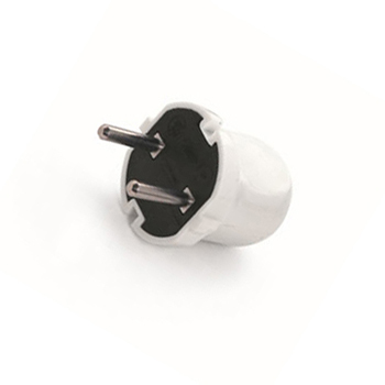 european white color plug