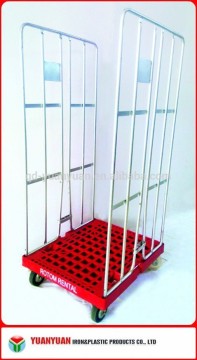 2 sides wire mesh container /Plastic roll container/ Large wire mesh container