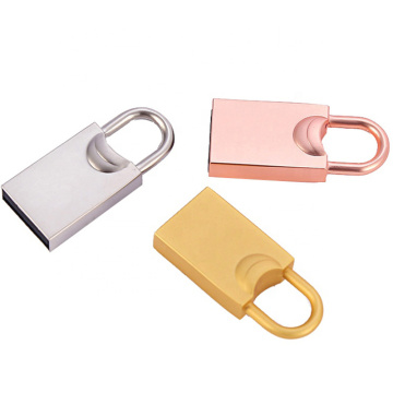 Hochwertige Metallschlüsselschloss USB -Flash -Festplatte