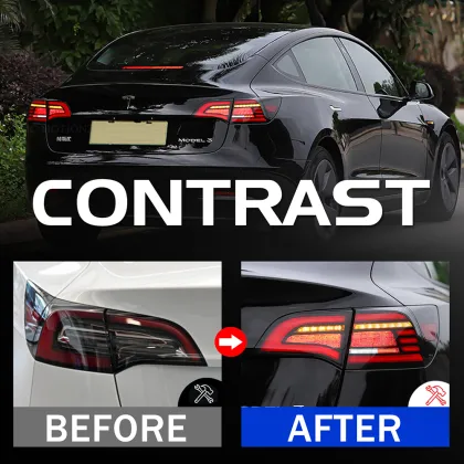 HCMOTIONZ Car Tail Lights For Tesla Model 3 Model Y 2017-2021