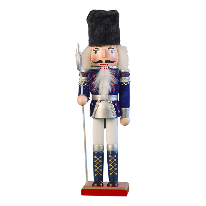 30cm cổ điển bằng gỗ nutcracker cho trang trí Giáng sinh