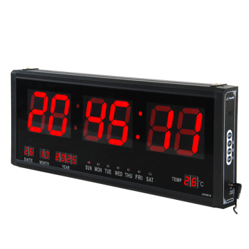 CHEETIE CP044 Large Screen Electronic Wall Clock with Multiple Displays