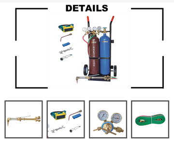 Gas Welding Kit Include Trolley