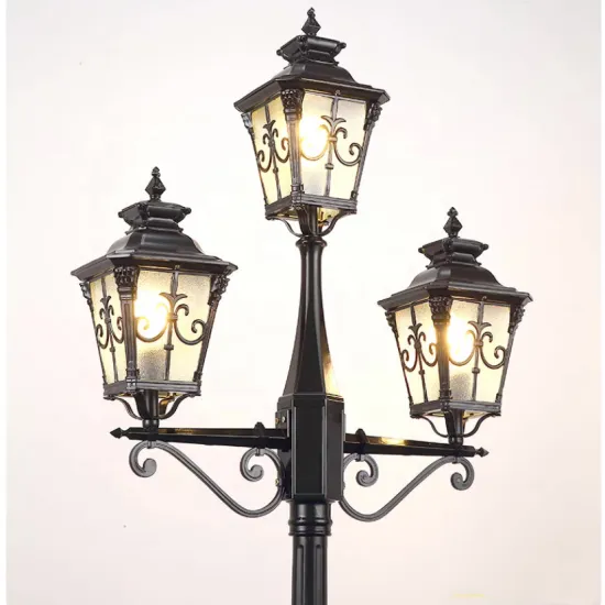 Outdoor Aluminum Landscape Poles: Classic LED Garden Lighting for Streets, Parking Lots, Roads, Villas - Waterproof and Multi-Head Solutions