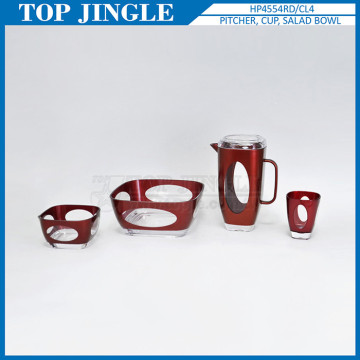 Attractive Red Hole Design Container Set