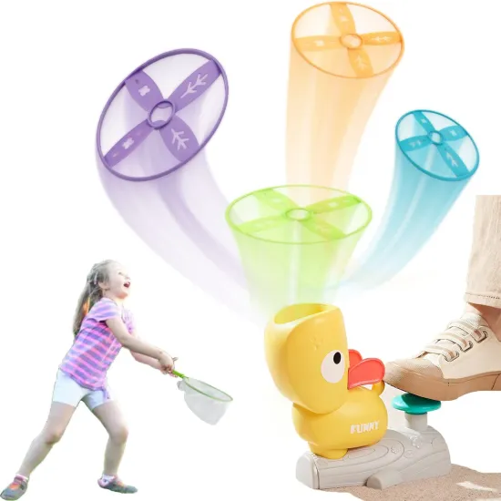 Stomp Disc Launcher Toy: The Ultimate Creative Outdoor Flying Saucer Fun for Kids