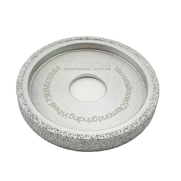 SHDIATOOL 75x10mm Vacuum Brazed Diamond Flat Grinding Wheel for Marble, Granite, Quartz, Ceramic