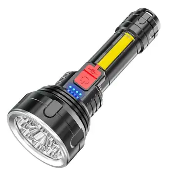 Wholesale IP54 Rated ABS Security Chargeable Flashlight - Hot Sale