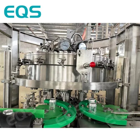 High Efficiency 3500BPH Aluminum Tin Can Filling and Sealing Machine for Carbonated Beverages