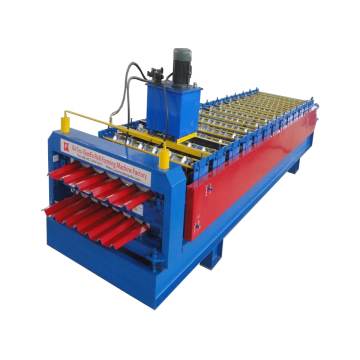 Double Deck Roof Sheets Roll Forming Machine