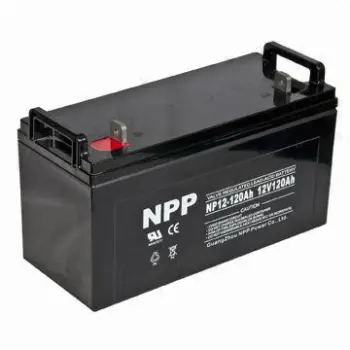 AGM Gel Battery with 12V Nominal Voltage and 120Ah Rated Capacity