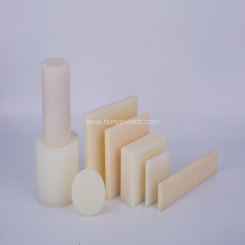 Natural MC Nylon PA6G sheet rod