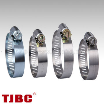 Amercian type hose clamp