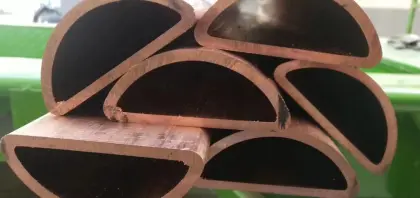 Copper tube for oil and gas transportation