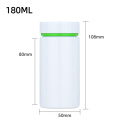 120cc White Vitamin Bottle Plastic Medical Bottles PET