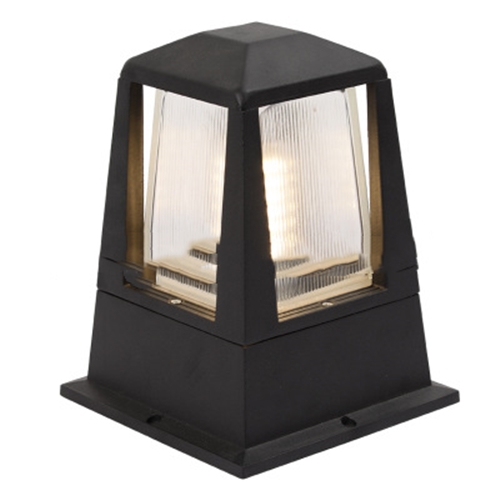 15W Garden Black Bollard Light