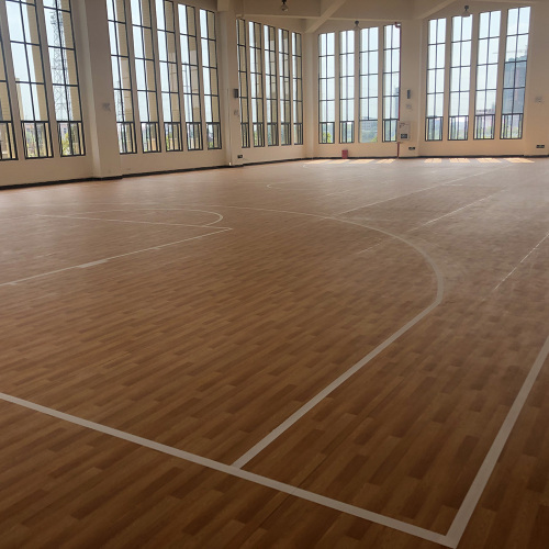 FIBA Approved Enlio Indoor PVC basketball Flooring