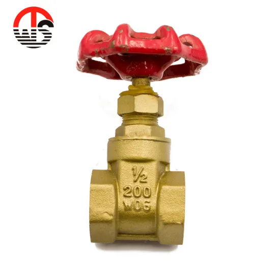 Valve Manufacturing Polishing Surface Manual Female BSP NPT 1/2"-4" Threaded Gate Valve Brass Gate Valve
