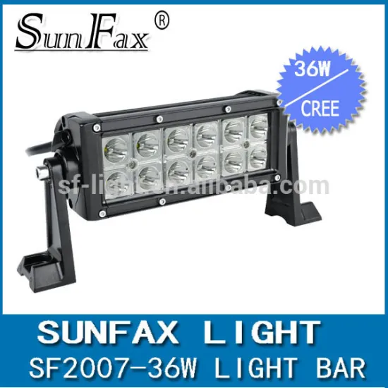 Promotion!!! Wholesale flood / spot double row offroad led light bar 36w led portable work light