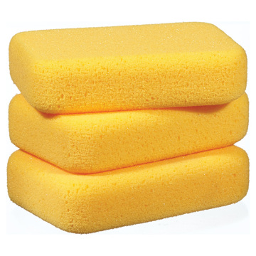 Professional BONNO 25 Density Yellow Tile Grouting Sponges and Polyurethane Foam Blocks for Floor Cleaning