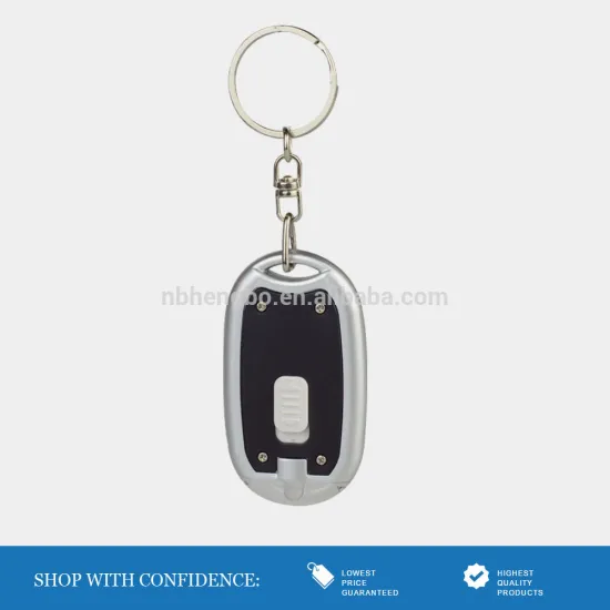 promotional black cheap wholesale led keychain