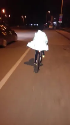 Reflective jacket with reflective material