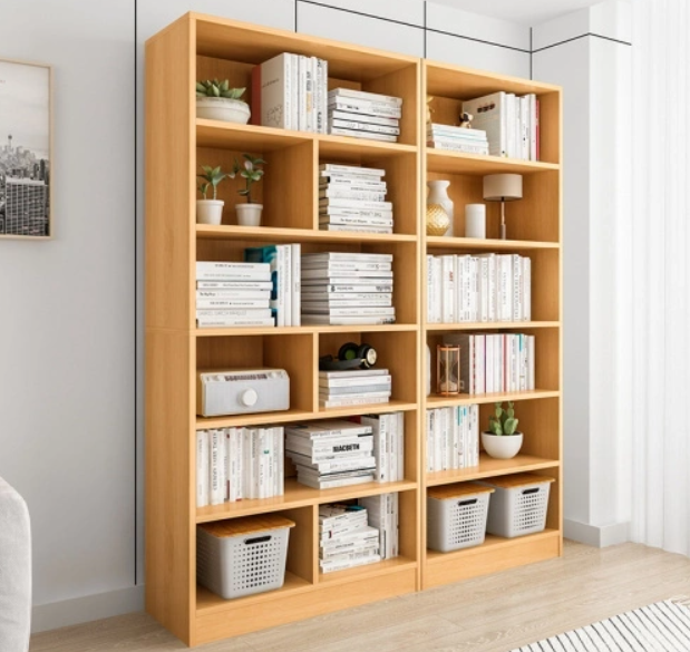 wooden bookcases