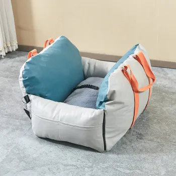 MOFESIPI Portable Waterproof Dog Car Seat Bed for Small Pets