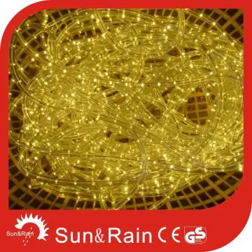 Rope Lights 12v Round 2 Wires Yellow