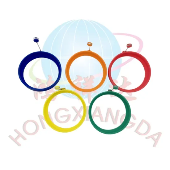 Non-Stick Silicone Fried Egg Ring Mold for Perfect Round Shaped Eggs and Pancakes