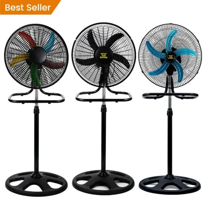 18 Inch Industrial Stand Fan 220V AC Electric Standing Fan - High Quality Home Appliance