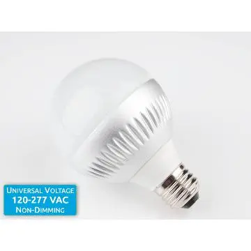 LED G25 GLOBAL BULBS, 120-277 VAC Universal Voltage, 10W, 3000K