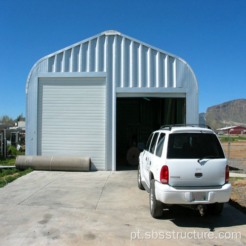 Garagem da estrutura de aço econômico